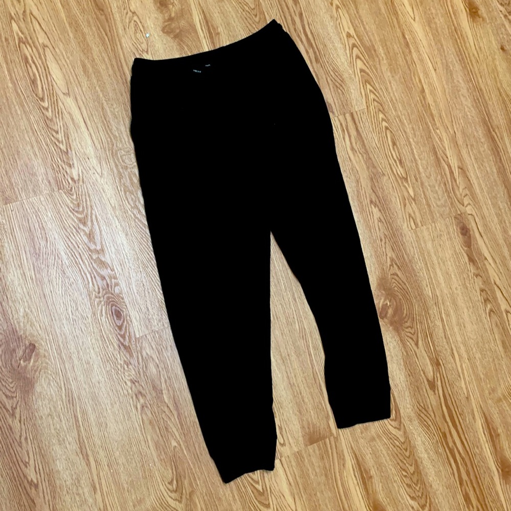 black sweat pants with soft inside